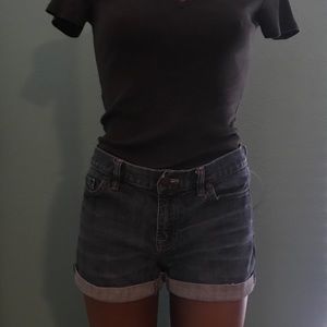 jcrew denim shorts. Size 6